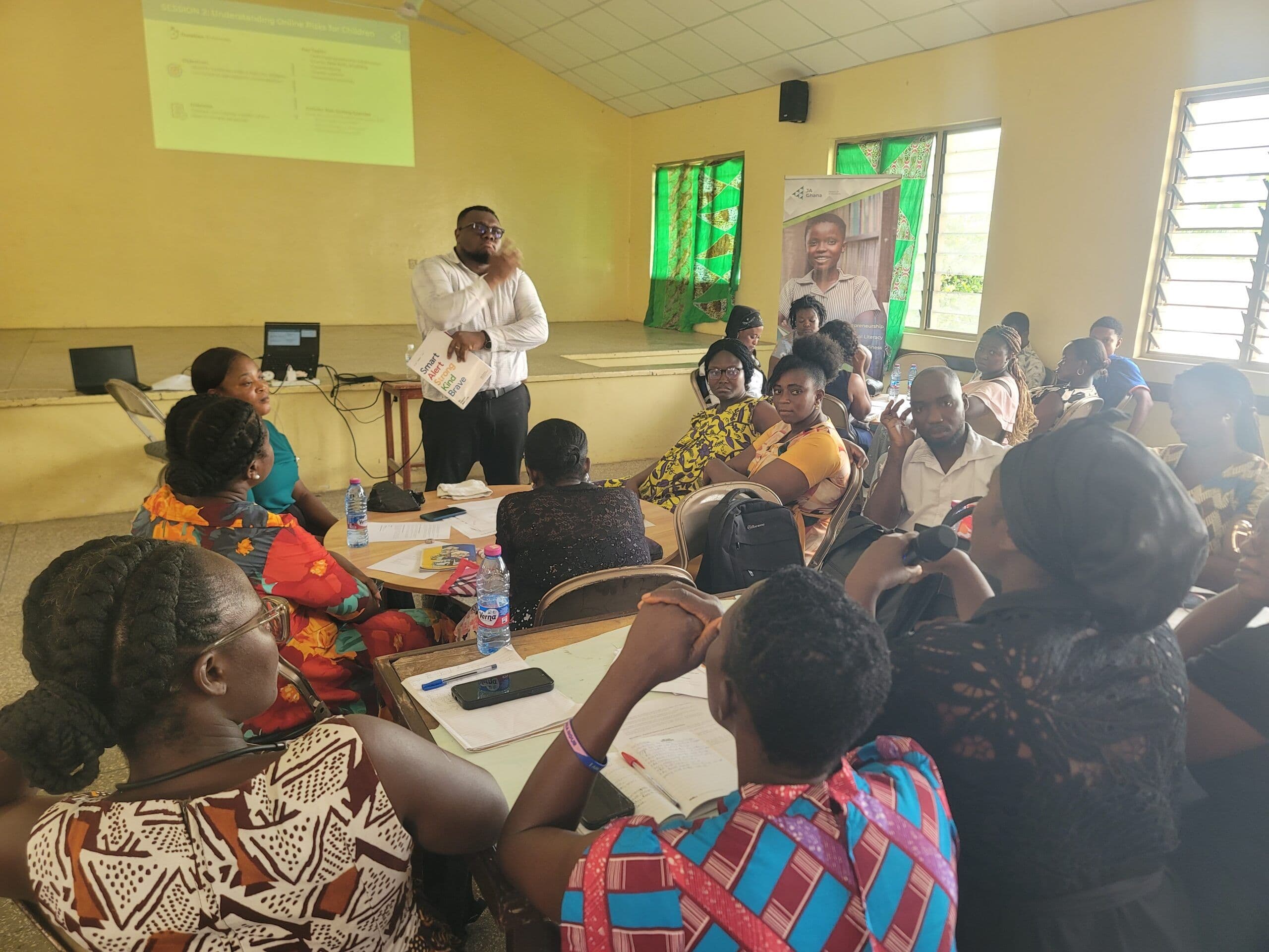 JA Ghana Trains over 200 Teachers in New Juaben North to Deliver Digital Safety Education